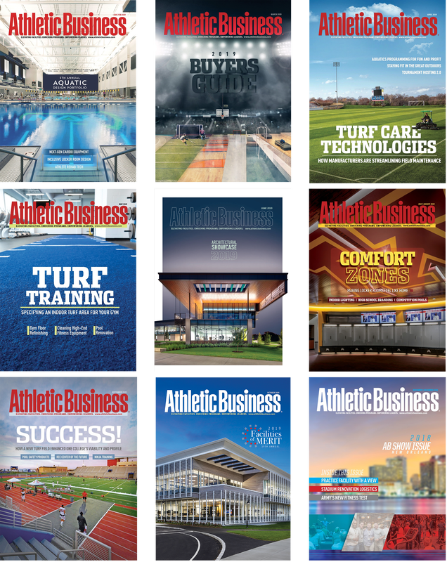Athletic Business Cover Art 2016